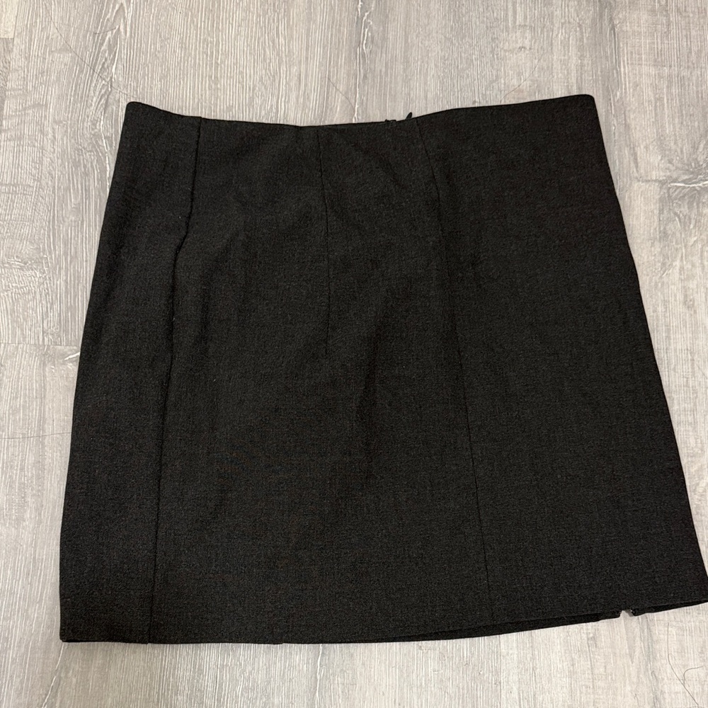 Mango Black/ Dark Grey Women's Skirt (Used)